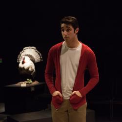 Joey Teti in <em>Love, Lies and Taxidermy</em>. Photo: Plate 3 Photography