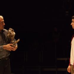 Joey Teti and Seth Reichgott in <em>Love, Lies and Taxidermy</em>. Photo: Plate 3 Photography