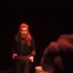 Katie Stahl and Liam Mulshine in Leper + Chip. Photo: Katie Reing.