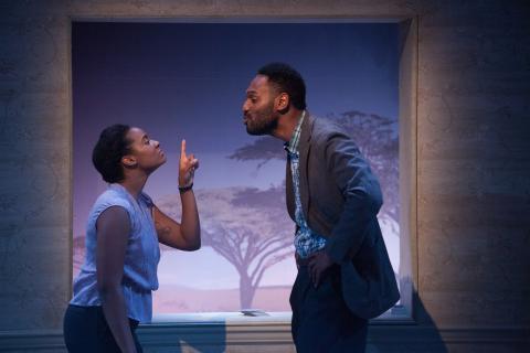 Jessica M. Johnson and Walter DeShields in The Swallowing Dark. Photo: Plate 3