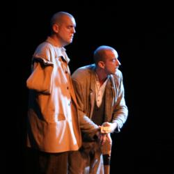 Mike Dees and Charlie DelMarcelle in <em>Trad</em> Photo: Katie Reing