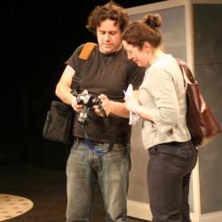 Jared Michael Delaney and Corinna Burns in <em>Skin Deep</em> Photo: Katie Reing