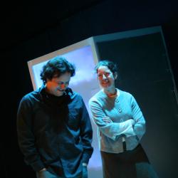 Jared Michale Delaney and Corinna Burns in <em>Skin Deep</em> Photo: Katie Reing