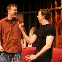 Mike Dees and Charlie DelMarcelle in <em>Made in China</em> Photo: Katie Reing