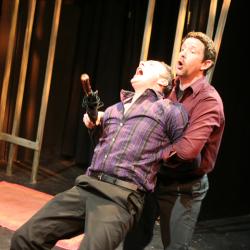 Jered McLenigan and Charlie DelMarcelle in <em>Made in China</em> Photo: Katie Reing