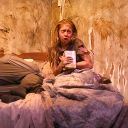 Brian McCann and Melissa Lynch in <em>Bedbound</em> Photo: Katie Reing