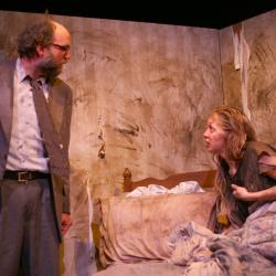 Brian McCann and Melissa Lynch in <em>Bedbound</em> Photo: Katie Reing
