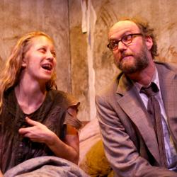 Melissa Lynch and Brian McCann in <em>Bedbound</em> Photo: Katie Reing
