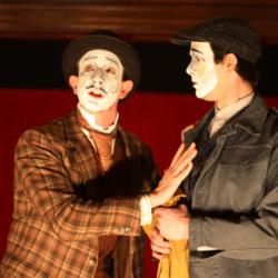 Charlie DelMarcelle and Kevin Meehan in <em>Dublin By Lamplight</em>. Photo: Katie Reing