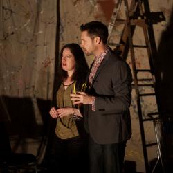 Tim Dugan and Corinna Burns in Long Live the Little Knife Photo: Katie Reing