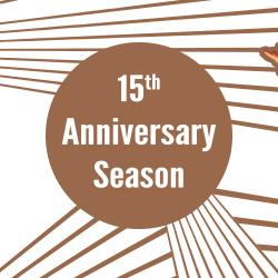 15th Anniversary Season Announcement Artwork. Design: Katie Reing